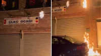 Belçika’da PKK destekçileri Ülkü Ocağı binasına molotoflarla saldırdı