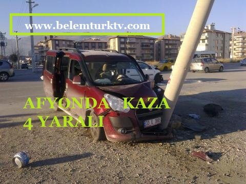 Afyonkarahisar’da Kaza 4 Yaralı