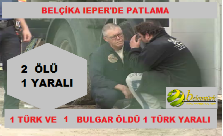BELÇİKA IEPER’DE SAVAŞTAN KALMA BOMBA PATLADI