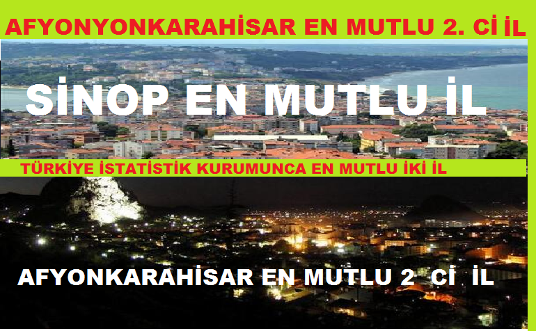 Afyonkarahisar TUİK’ e Göre En Mutlu İkinci İl Oldu