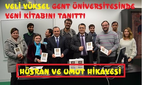 Veli Yüksel Gent Üniversitesinde  Kitabını Tanıttı
