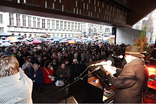 Gent Belediyesi Halka Açık  Yılbaşı Recepsiyonu Düzenledi