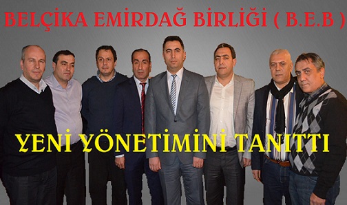 BELÇİKA EMİRDAĞ BİRLİĞİ (B.E.B) YENİ YÖNETİMİNİ TANITTI (GÖRÜNTÜLÜ)