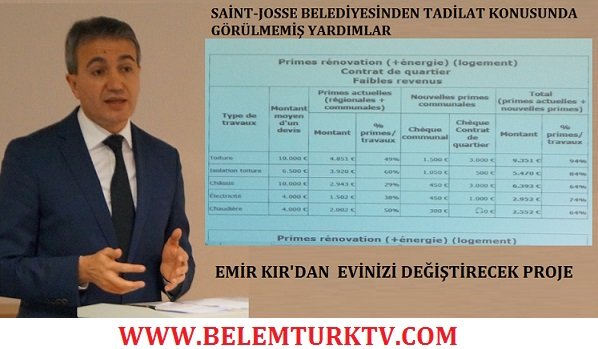 Saint-Josse Belediyesinden Tadilat Konusunda Vatandaşa Görülmemiş Yardımlar