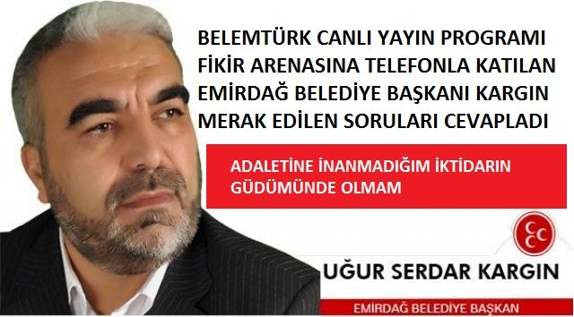 Adaletine İnanmadığım İktidarın Güdümünde Olmam