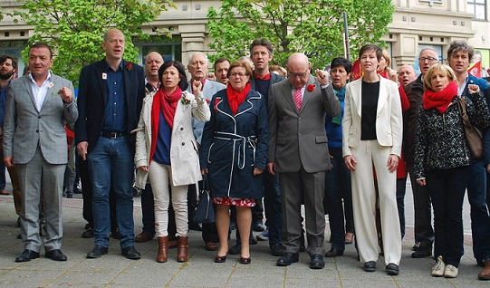 GENT ŞEHRİNDE 1 MAYIS COŞKUSU ( GÖRÜNTÜLÜ )