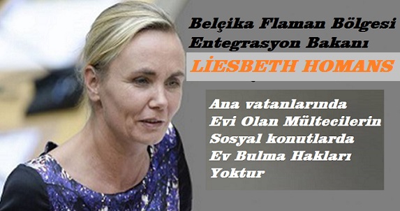 Flaman Bölgesi Entegrasyon Bakanı Liesbeth, Ana Vatanlarında Evi Olan Mültecilere Sosyal Konut Vermiyoruz
