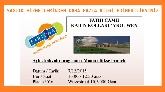 TURKSE UNIE VE FATİH CAMİ KADIN KOLLARI, SAĞLIK HİZMETLERİ HAKKINDA ORTAK ETKİNLİK DÜZENLİYOR