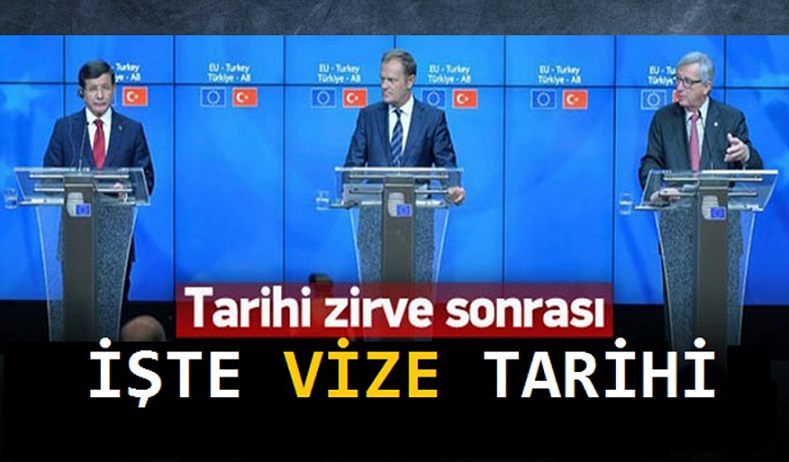 BRÜKSEL’DE TARİHİ ZİRVE SONRASI İŞTE VİZE TARİHİ