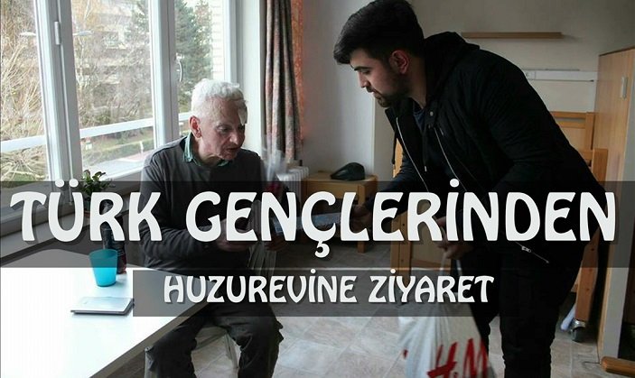 BRÜKSEL’DE TÜRK GENÇLERİNDEN HUZUREVİNE ZİYARET