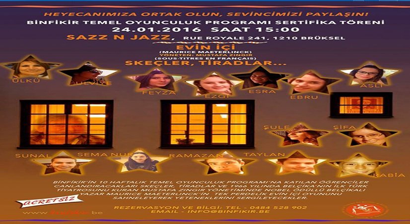 GENÇLERİN İLK SAHNE HEYECANI