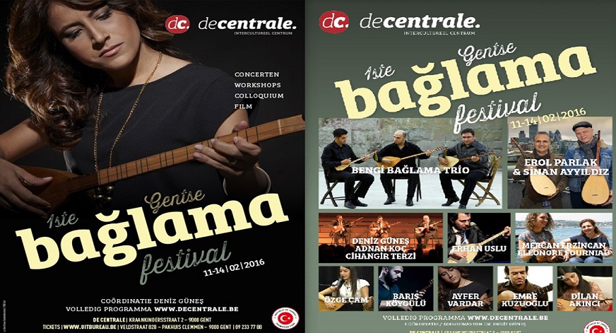 GENT KÜLTÜR MERKEZİ DE CENTRALE’DE BAĞLAMA FESTİVALİ
