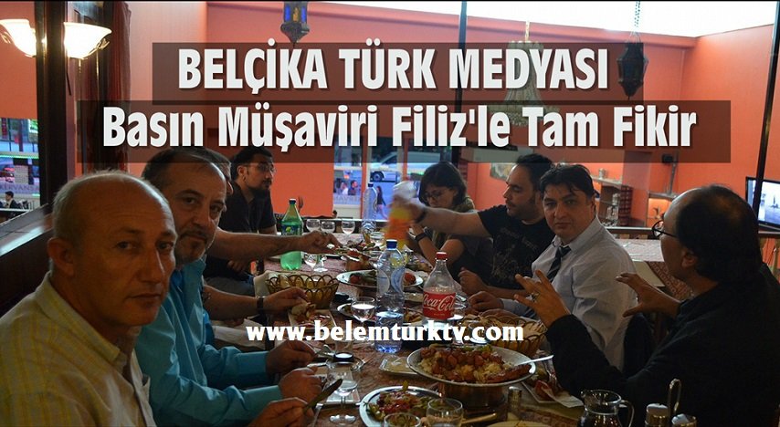 BRÜKSEL BASIN MÜŞAVİRİ FİLİZ, BELÇİKA’DA TÜRKÇE YAYIN YAPAN BASIN MENSUPLARIYLA BULUŞTU