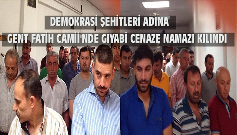 DEMOKRASİ ŞEHİTLERİ İÇİN FATİH CAMİİ’NDE GIYABİ CENAZE NAMAZI KILINDI