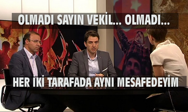 OLMADI SAYIN VEKİL… OLMADI ?  FETÖ TERÖR ÖRGÜTÜ DİYEMEDİ, AYNI MESAFEDEYİM DEDİ.
