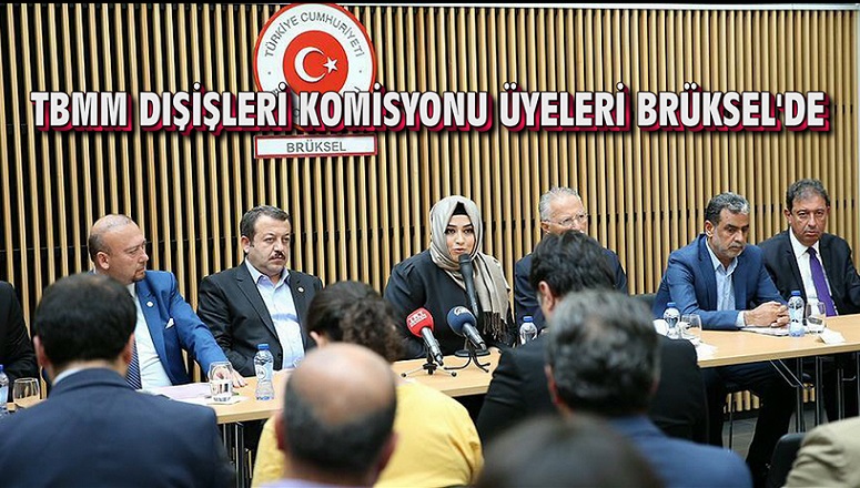 TBMM DIŞİŞLERİ KOMİSYONU ÜYELERİ BRÜKSEL’DE