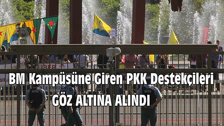 BM Kampüsüne Giren PKK Destekçileri Gözaltına Alındı