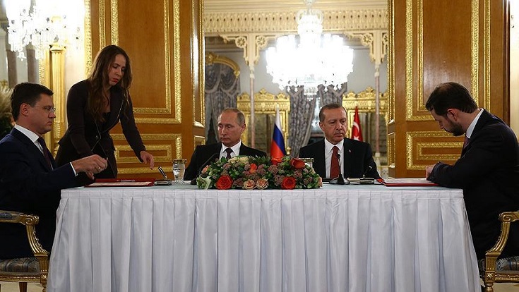 Türkiye ile Rusya arasında Türk Akımı projesi için anlaşma imzalandı