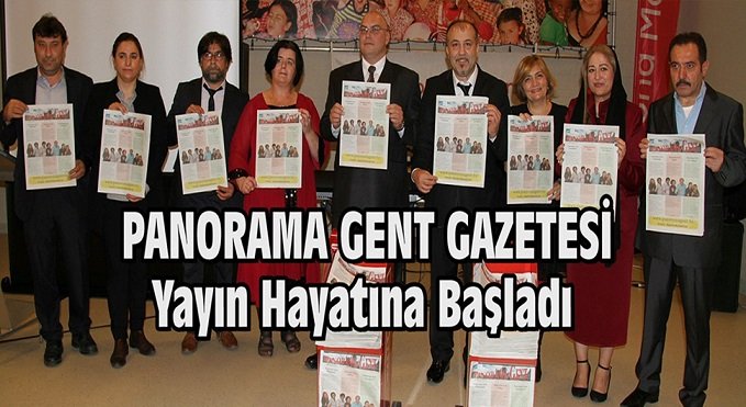 PANORAMA GENT GAZETESİ BELÇİKA YAYIN HAYATINA MERHABA DEDİ (Görüntülü)