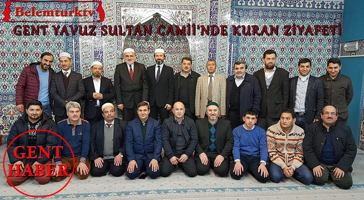 Gent Yavuz Sultan Selim Camii’nde Kuran  Ziyafeti