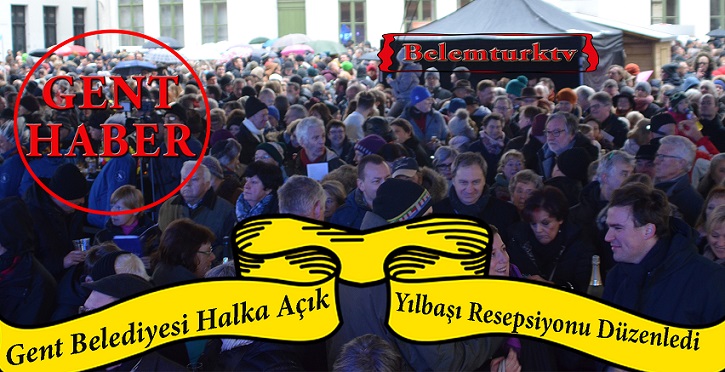 Gent Belediyesi’nin  Halka Açık Yılbaşı Recepsiyonuna Katılım Çok Yüksek oldu