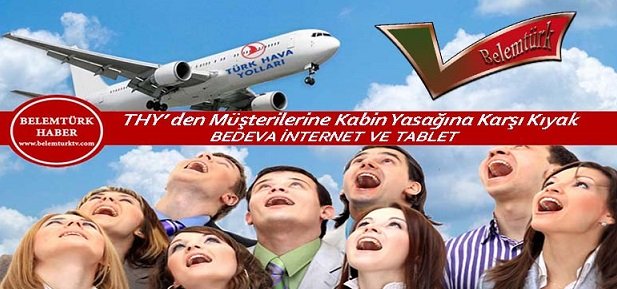 Yasağa karşı THY’den bedava internet ve tablet hamlesi