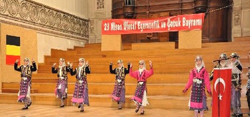 Brüksel’de 23 Nisan Kutlaması