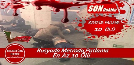 Rusya’da metroda iki ayrı patlama: En az 10 ölü