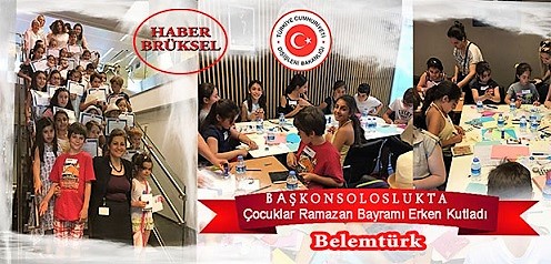 “Başkonsoloslukta çocuklar Ramazan bayramını erken kutladı”