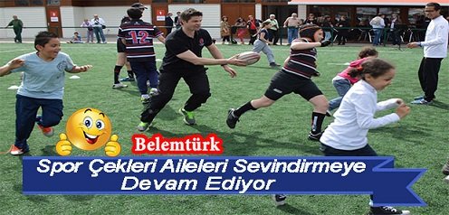 Spor çekleri aileleri sevindirmeye devam ediyor
