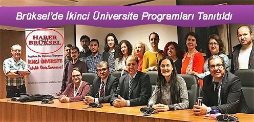 İkinci Üniversite Programları Brüksel’de Tanıtıldı