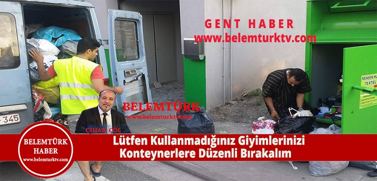 Gent Şehrinde  Giyim Yardım  Konteynerleri  İhtiyaç Sahipleriyle Buluşuyor. Peki Doğru Bir Şekilde Giyimleri Bırakıyormuyuz?