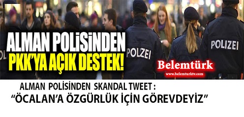 Alman Polisinden Skandal Tweet: Öcalan’a Özgürlük İçin Görevdeyiz