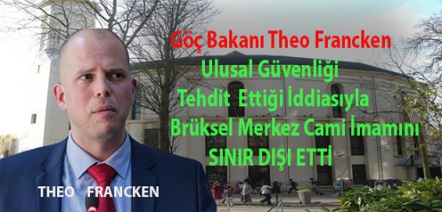 Brüksel Merkez  Cami  imamına sınır dışı