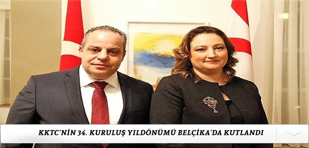 Kuzey Kıbrıs Türk Cumhuriyeti’nin 34. Kuruluş Yıldönümü Belçika’da Kutlandı