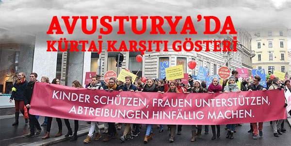Avusturya’da Kürtaj Karşıtı Gösteri
