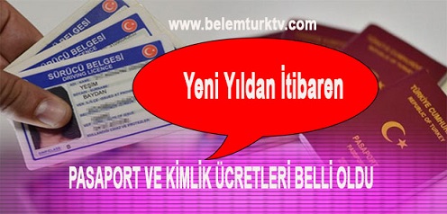 2018 pasaport ve kimlik ücretleri belli oldu