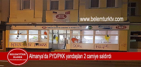 Almanya’da PYD/PKK yandaşları 2 camiye saldırdı