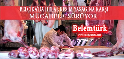 Belçika’da helal kesim yasağına karşı mücadele sürüyor