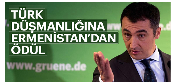 Ermenistan’dan Cem Özdemir’e Liyakat Nişanı