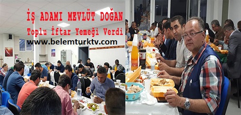 İş Adamı Mevlüt Doğan, Gent Ledeberg Yavuz Sultan Selim Camii’nde Toplu  İftar Yemeği Verdi