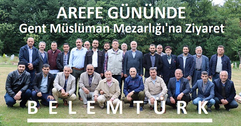 Gent Şehrinde Arefe Günü Müslüman Mezarlığı Ziyaret Edildi
