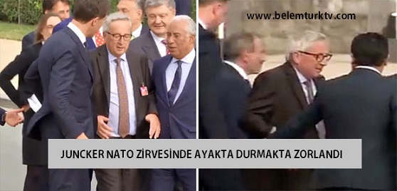 AB Komisyonu Başkanı, NATO zirvesinde ayakta durmakta zorlandı