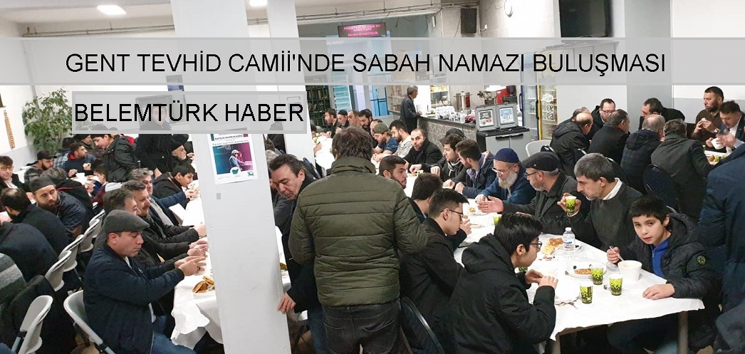 Gent Tevhid Camii’nde Kahvaltılı Sabah Namazı Buluşması