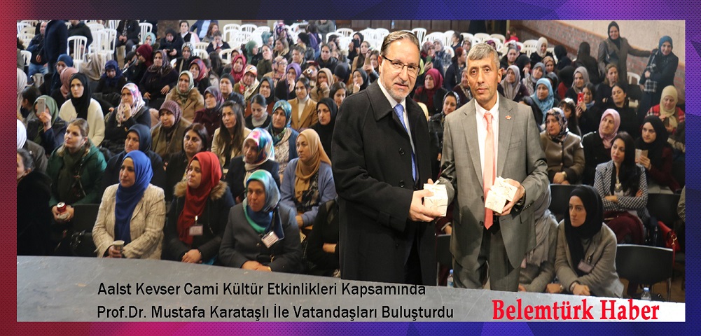 Aalst Kevser Camii Kültür Etkinlikleri Kapsamında Prof.Dr. Mustafa Karataş’lı İle Konferans Düzenledi
