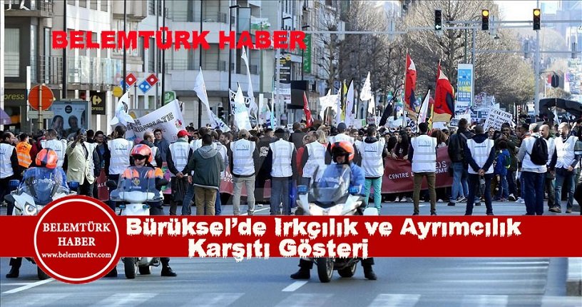 Brüksel’de ırkçılık ve ayrımcılık karşıtı gösteri