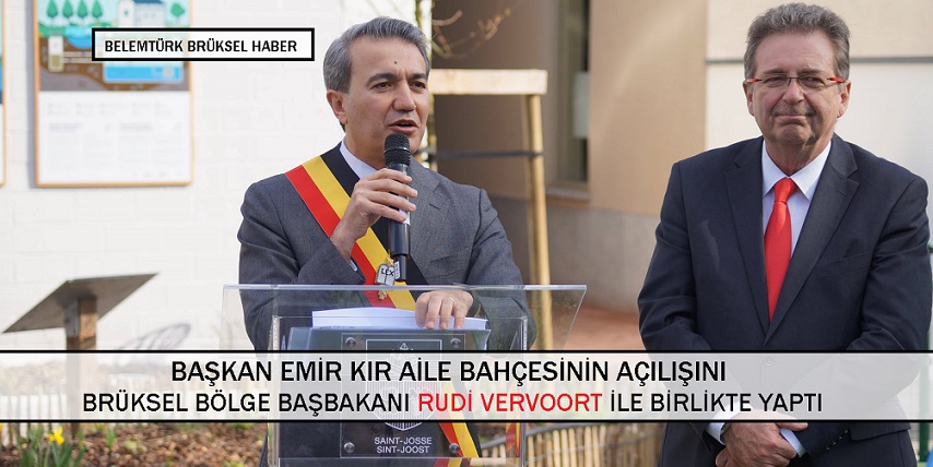 BAŞKAN KIR, SAİNT-JOSSE AİLE BAHÇESİNİN AÇILIŞINI YAPTI