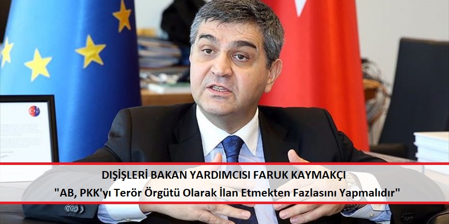 “AB, PKK’yı terör örgütü olarak ilan etmekten fazlasını yapmalıdır”