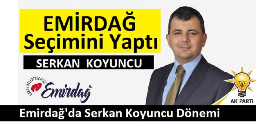 EMİRDAĞ’DA SERKAN KOYUNCU, KARGIN’A FARK ATTI!