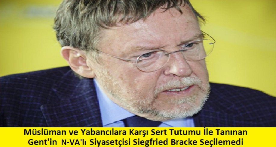 Milletvekili Seçilemeyen N-VA’nın Gent Bld.Meclis Üyesi Siegfried Bracke Siyaseti Bırakmayı Düşünüyor